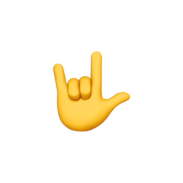 Смайл два пальца вверх