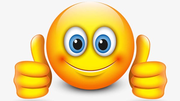 Смайлик с большим пальцем