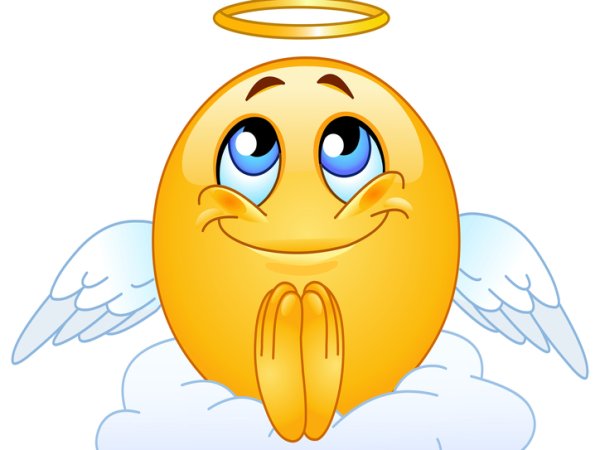 Молящий смайлик