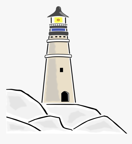 Маяк на прозрачном фоне