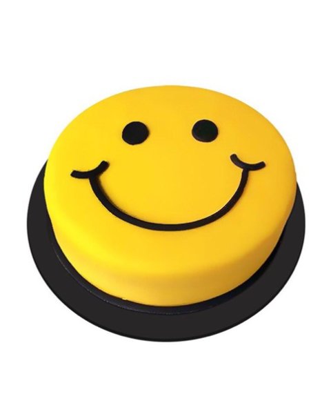 Торт с рожицей