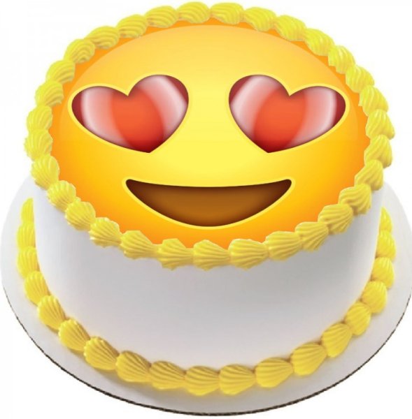 Торт смайлик