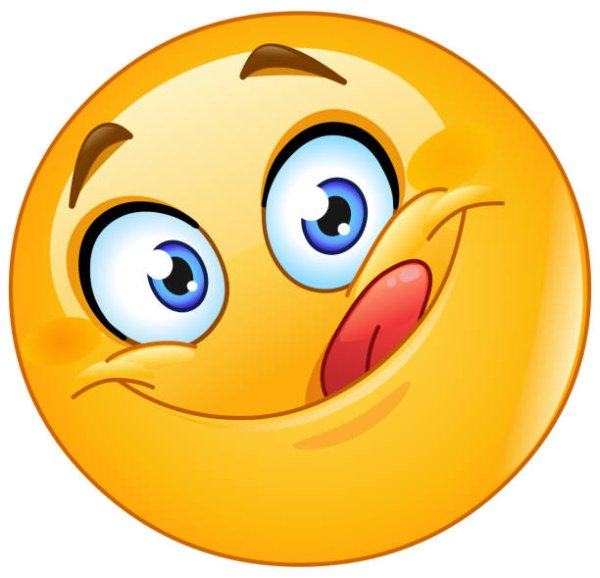 Облизывающаяся рожица