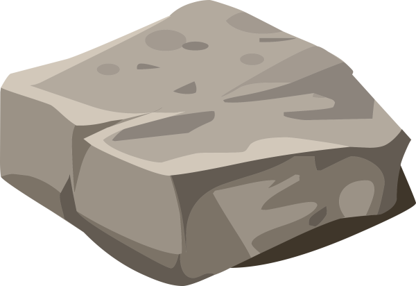 Камень нарисованный