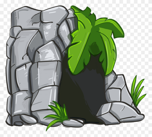 Камень мультяшный