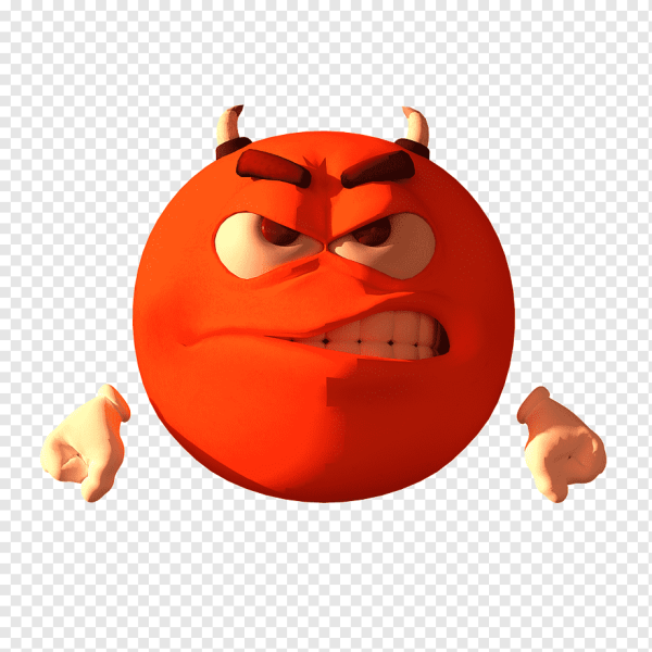 Очень злой смайлик