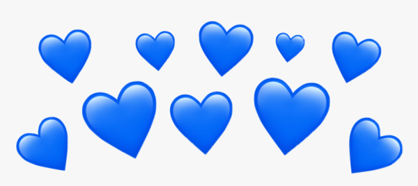 Синее сердечко