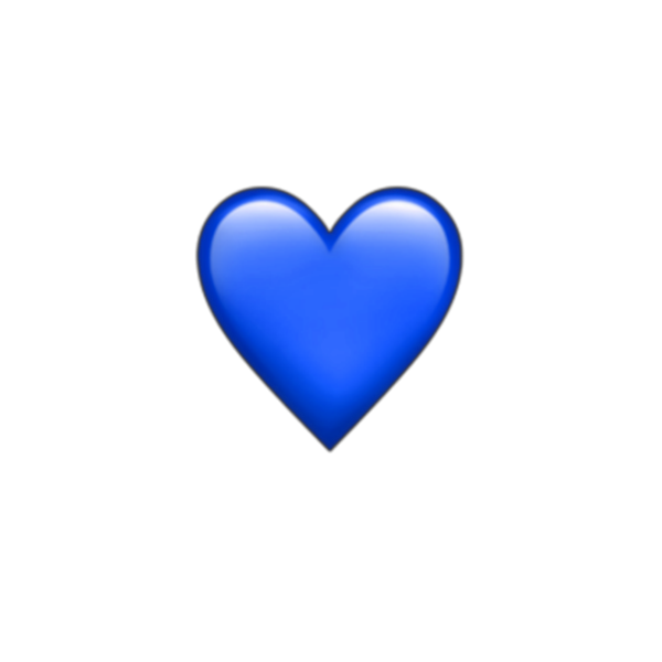 Сердце синее