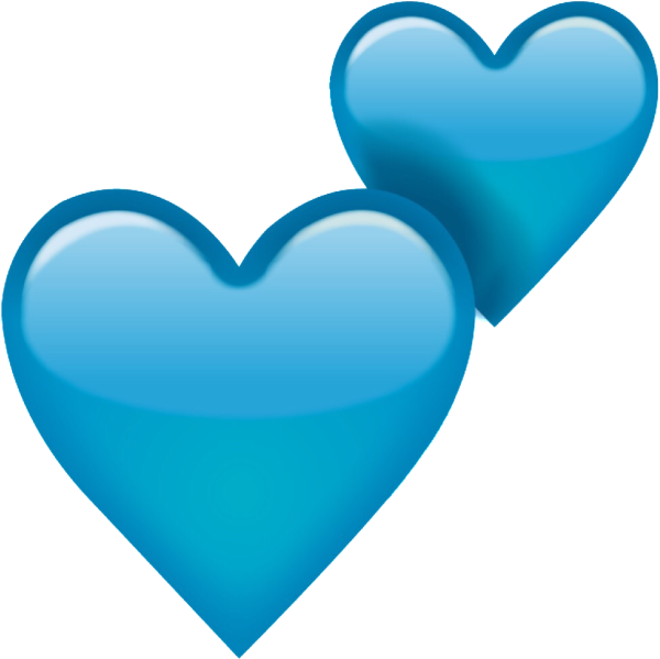 Синее сердечко