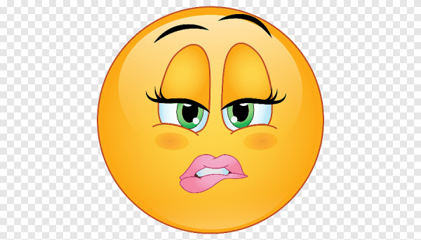 Смайлик с надутой губой