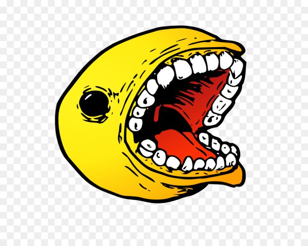 Злой зубастый смайлик