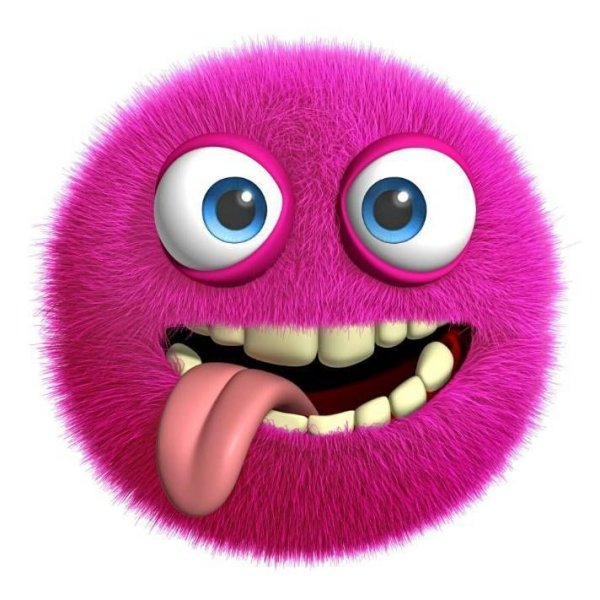 Рожица синяя