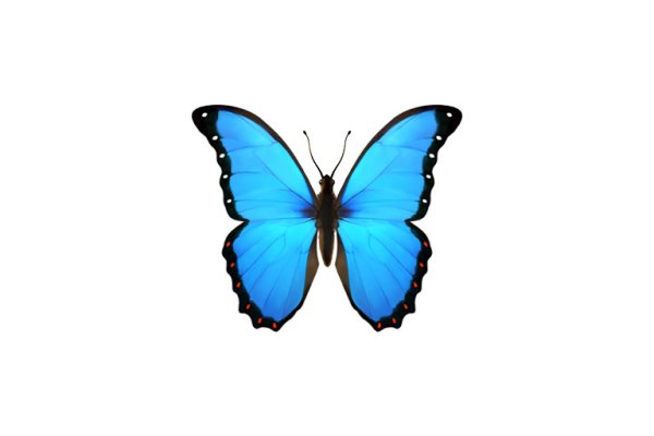 Эмодзи бабочка