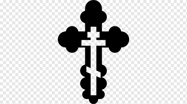 Крест на золотом фоне