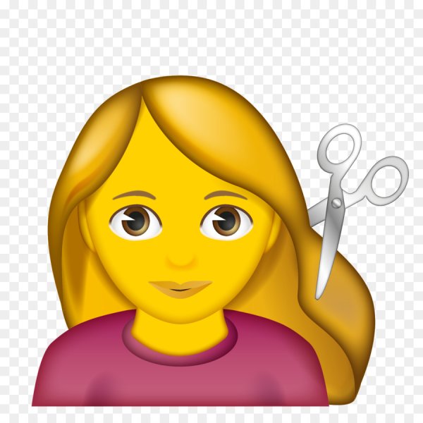 Смайлик с прической