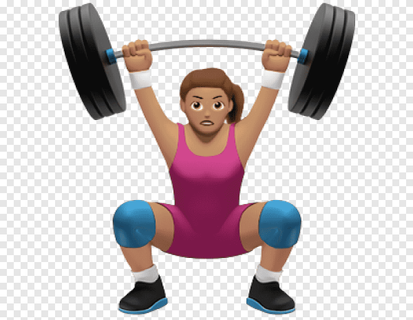 Эмодзи штангист