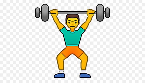 Эмодзи штангист