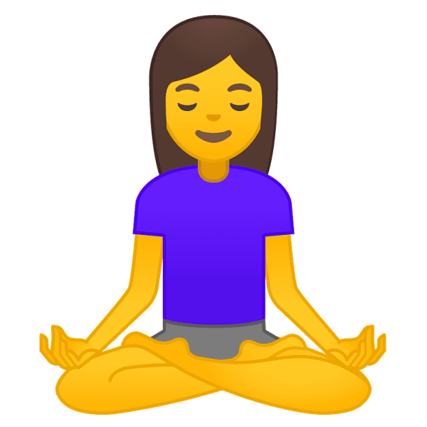 Поза лотоса Emoji