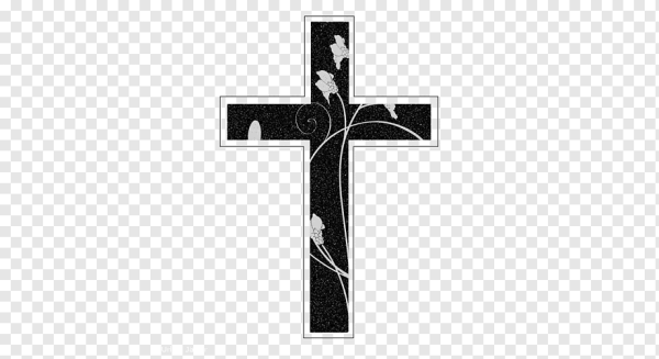 Перевернутый крест на прозрачном фоне