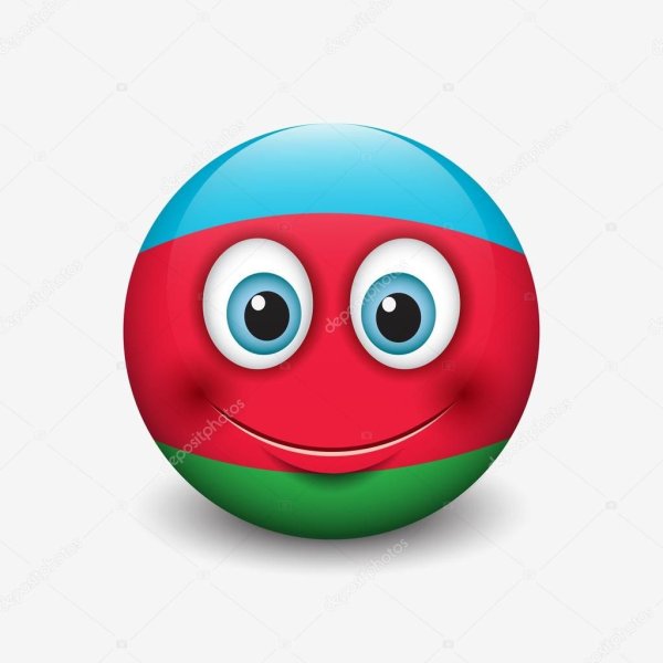Смайл флаг Азербайджана