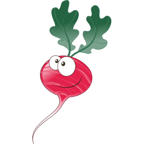 Редис мультяшный