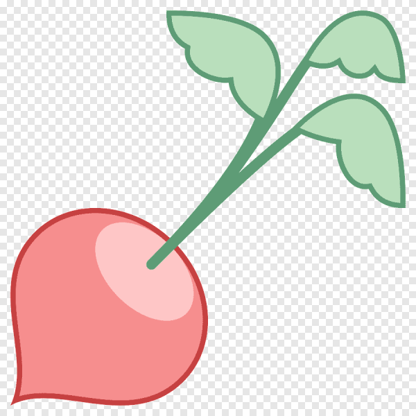 Смайлик редиска