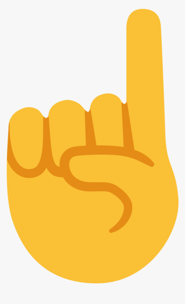 Указательный палец вверх