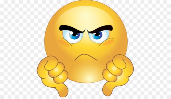 Недовольный смайлик