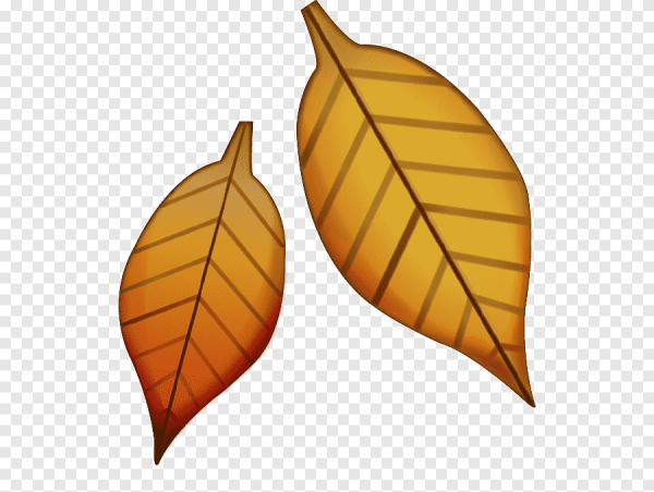 Эмодзи осенний лист