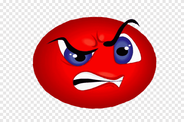 Смайлик с красными глазами