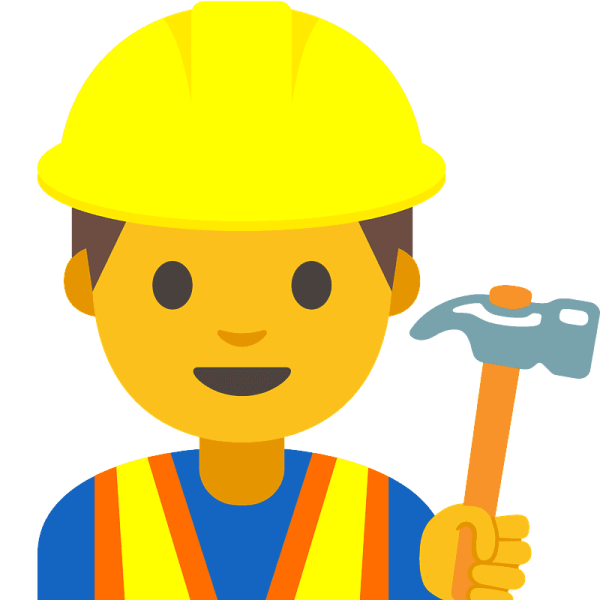 Эмодзи Строитель