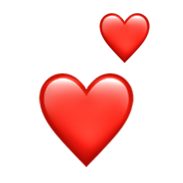 Сердце смайлик без фона