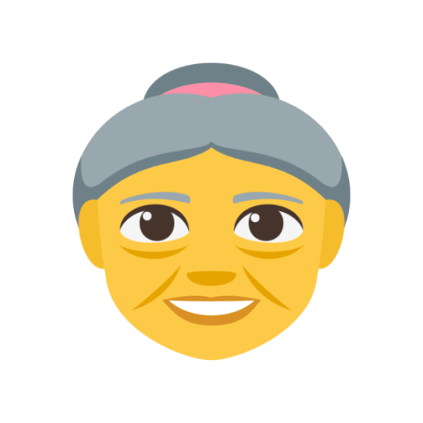 Смайлик старуха