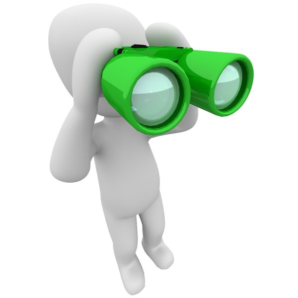 Бинокль силуэт