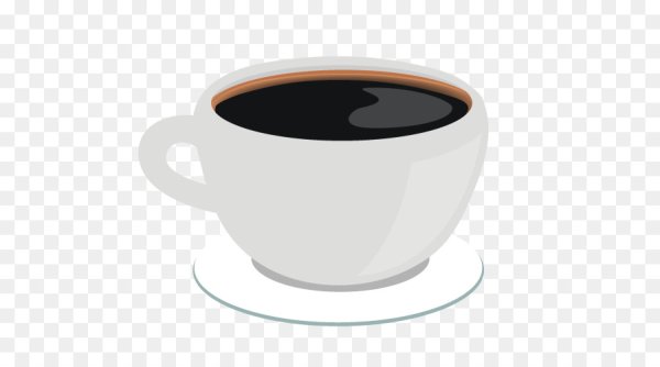 Стикер чашка кофе