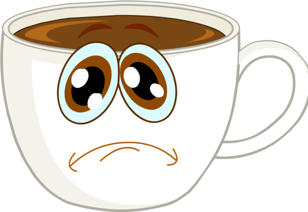 Смайлик с чашкой кофе