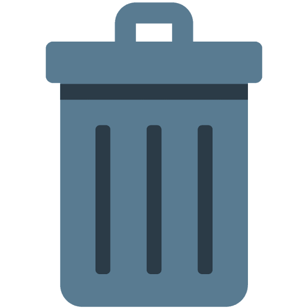 Мусорный бак эмодзи