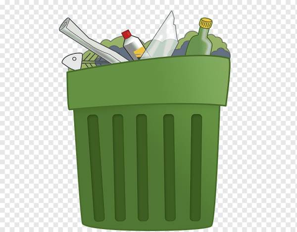 Мусор на белом фоне