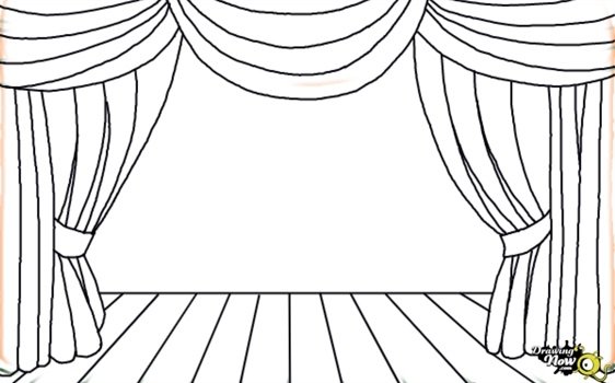 Театральный занавес эскиз