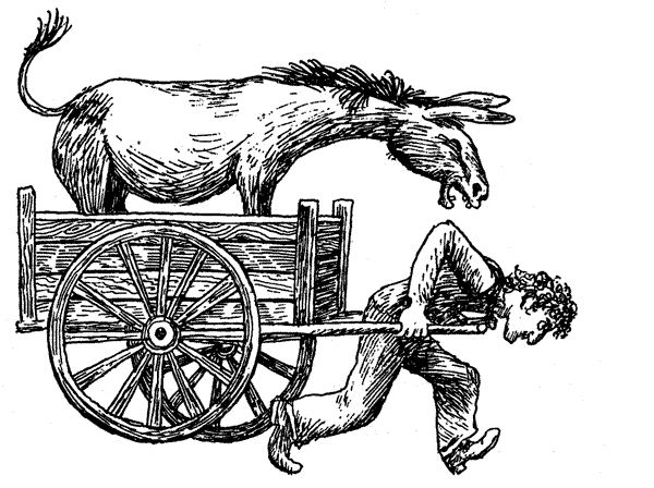 Телега карикатура