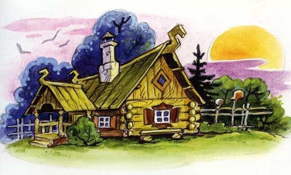 Деревянный дом изо