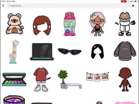 Тока бока одежда для персонажей