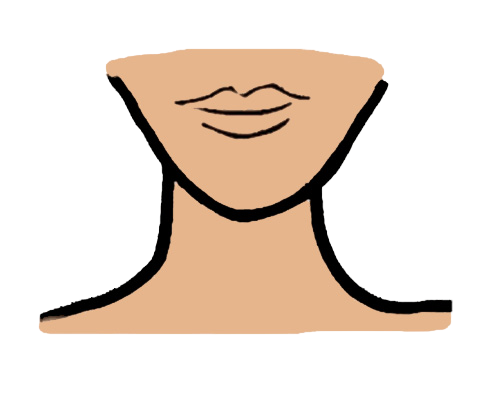 Шея мультяшное