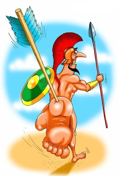 Ахиллесова пята иллюстрация