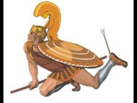 Ахиллес со стрелой в пятке
