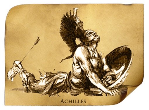 Ахиллес в реке Стикс