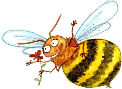 Рисунок шмеля для 1 класса