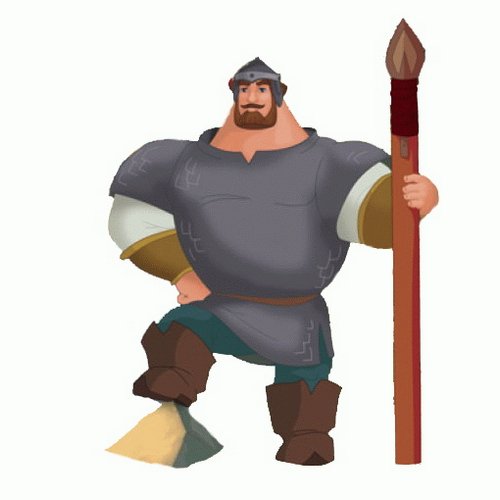 Раскраска богатырь Добрыня Никитич