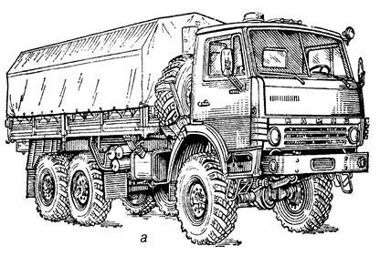 КАМАЗ 4310 самосвал раскраски