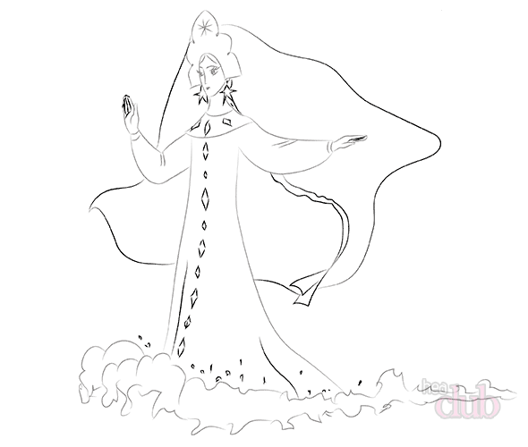 Сказка о царе Салтане раскраска лебедь